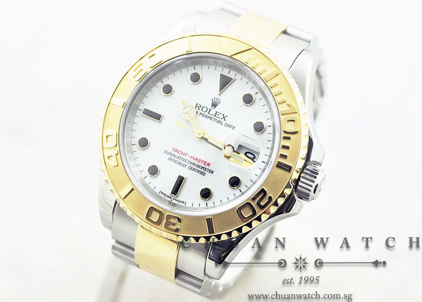 Rolex Gents Yacht-Master 40mm 16623 White Onyx - Image 2