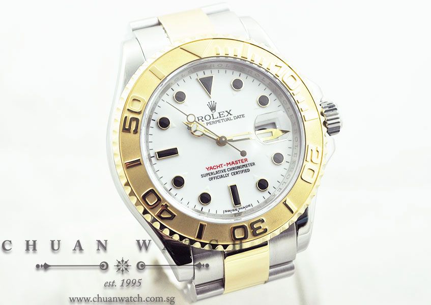 Rolex Gents Yacht-Master 40mm 16623 White Onyx - Image 3