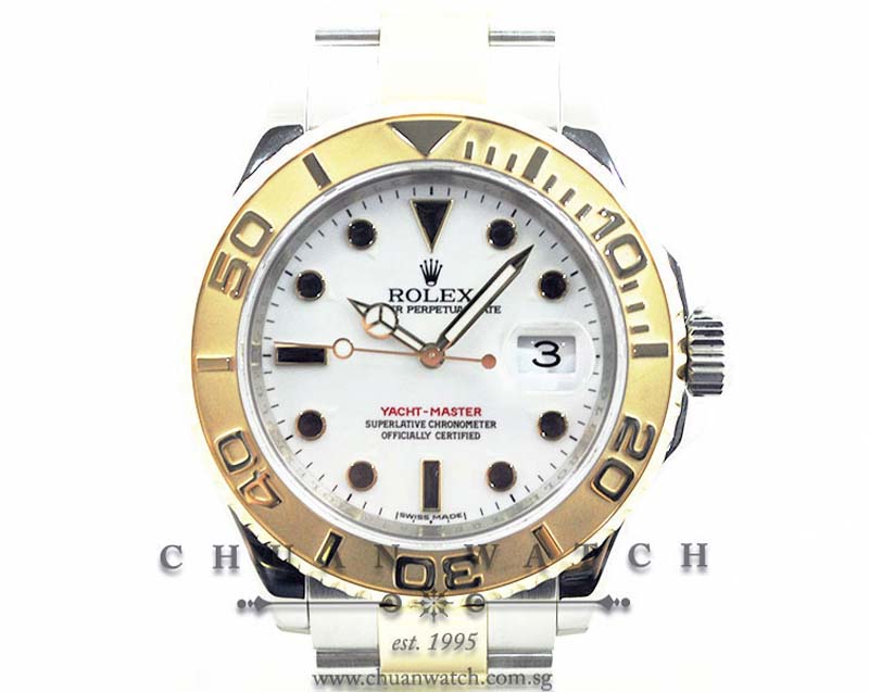 Rolex Gents Yacht-Master 40mm 16623 White Onyx