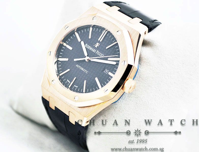 Audemars Piguet Royal Oak Automatic 41mm 15400OR Black - Image 2