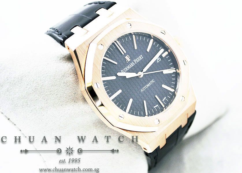 Audemars Piguet Royal Oak Automatic 41mm 15400OR Black - Image 3