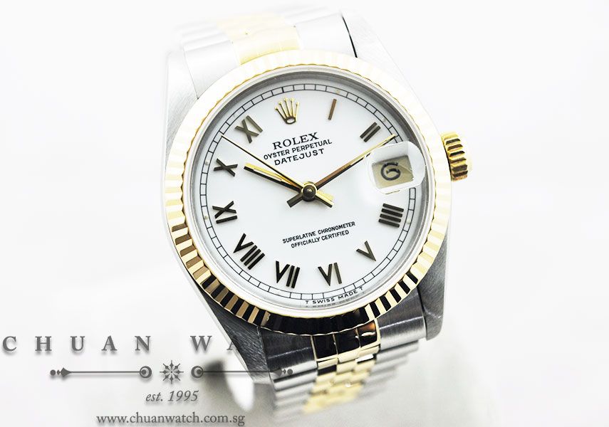 Rolex Boys DateJust 31mm 68273 White Roman - Discontinued - Image 3
