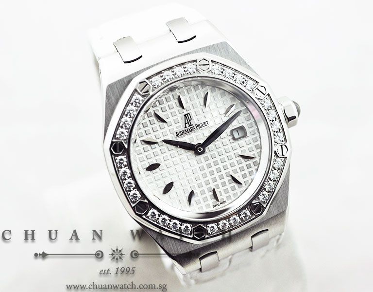 Audemars Piguet Lady Royal Oak Quartz 33mm 67621ST White - Discontinued - Image 3