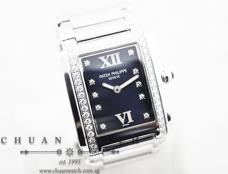 Patek Philippe Twenty-4 4910/10A-012 Blue Rhodium - Image 3