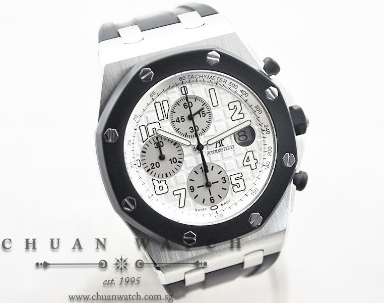 Audemars Piguet Royal Oak Offshore Rubber Clad White 25940SK - Discontinued - Image 3