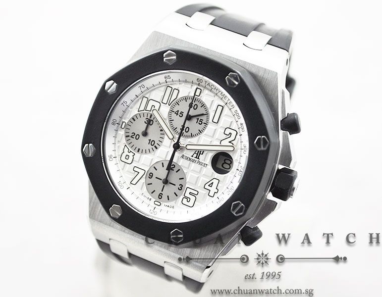 Audemars Piguet Royal Oak Offshore Rubber Clad White 25940SK - Discontinued - Image 2