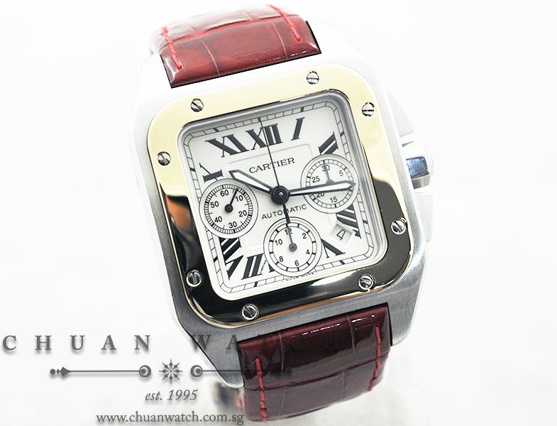 Cartier Santos 100 XL Chronograph W20091X7 - Discontinued - Image 3
