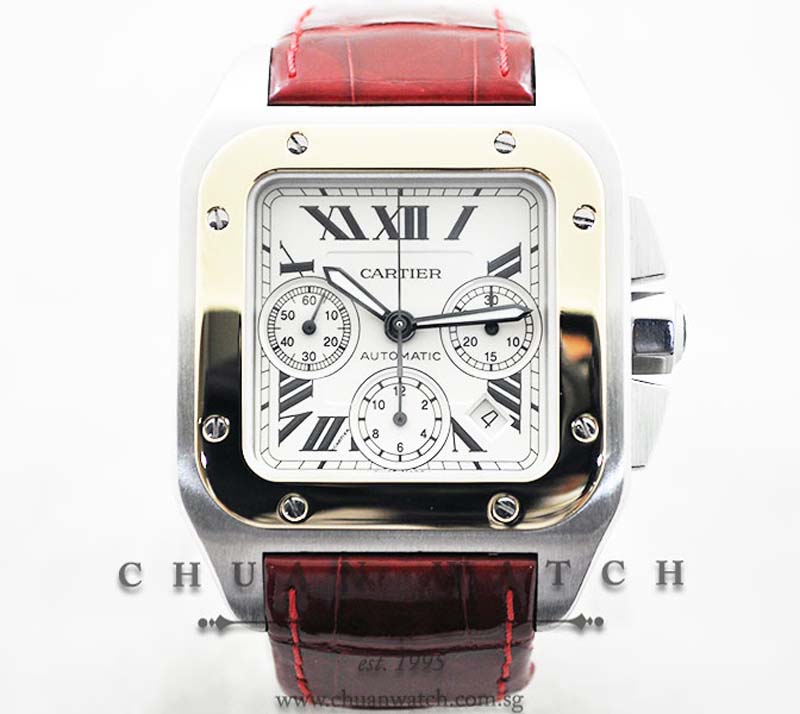Cartier Santos 100 XL Chronograph W20091X7 - Discontinued