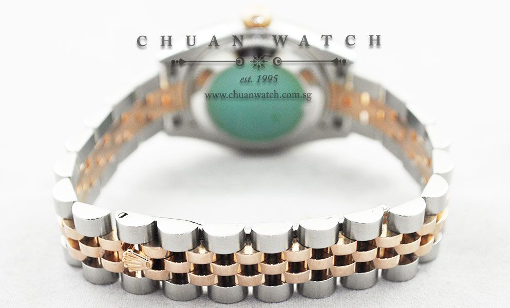 Rolex Ladies DateJust 26mm 179171 Pink Rhodium Roman - Image 4