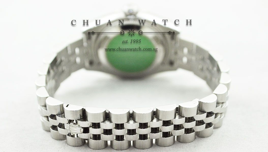 Rolex Ladies DateJust 26mm 179174 Salmon Sunburst Baton - Image 4
