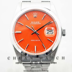 Rolex Oysterdate Precision 34mm 6694 Orange Baton - Discontinued