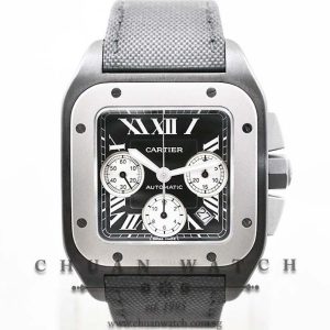 Cartier Santos 100 XL Chronograph Carbon Titanium W2020005 - Discontinued