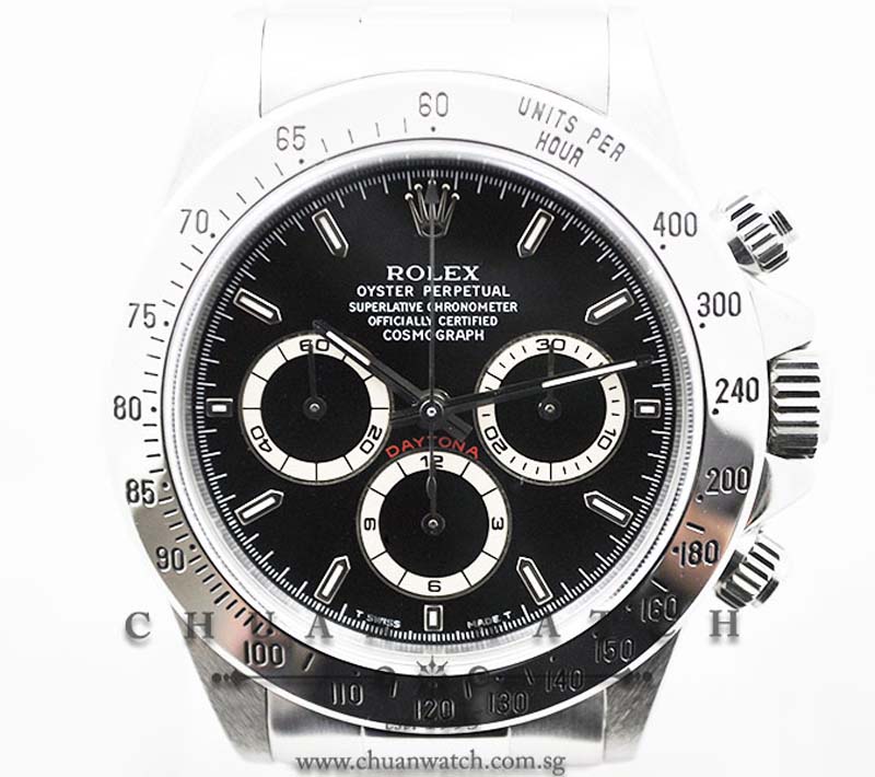 Rolex Cosmograph Zenith Daytona 16520 Black - Discontinued