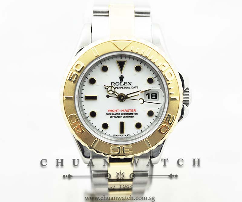 Rolex Yacht-Master Ladies 29mm 69623 White - Discontinued