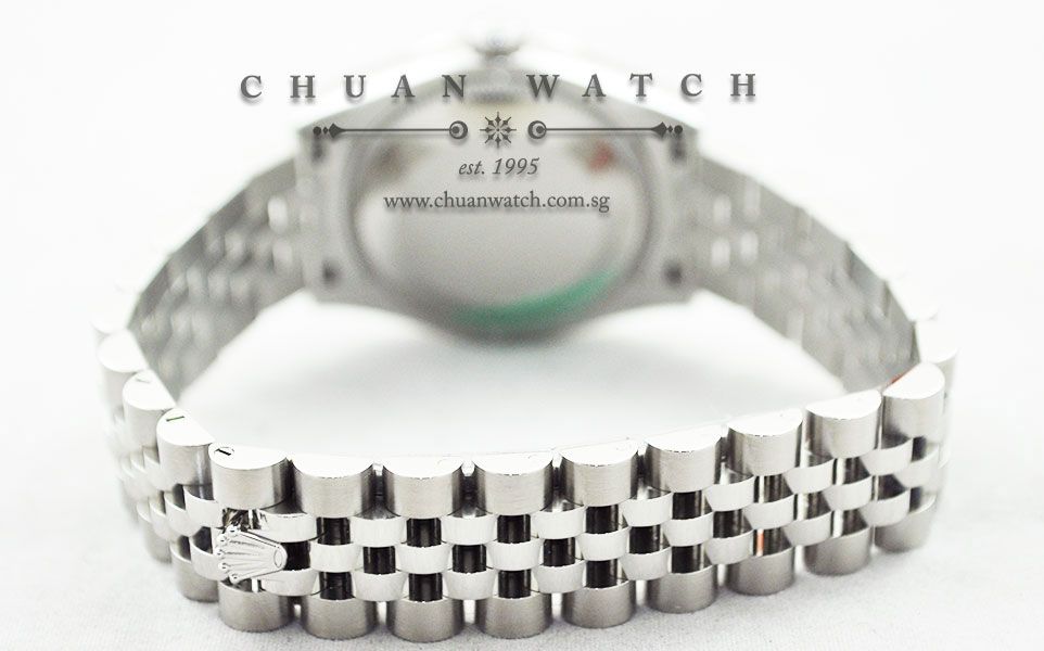 Rolex Boys DateJust 31mm 178344 White MOP Roman VI 11BR - Image 4