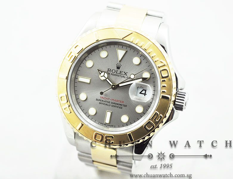 Rolex Gents Yacht-Master 40mm 16623 Grey Sunburst - Image 2