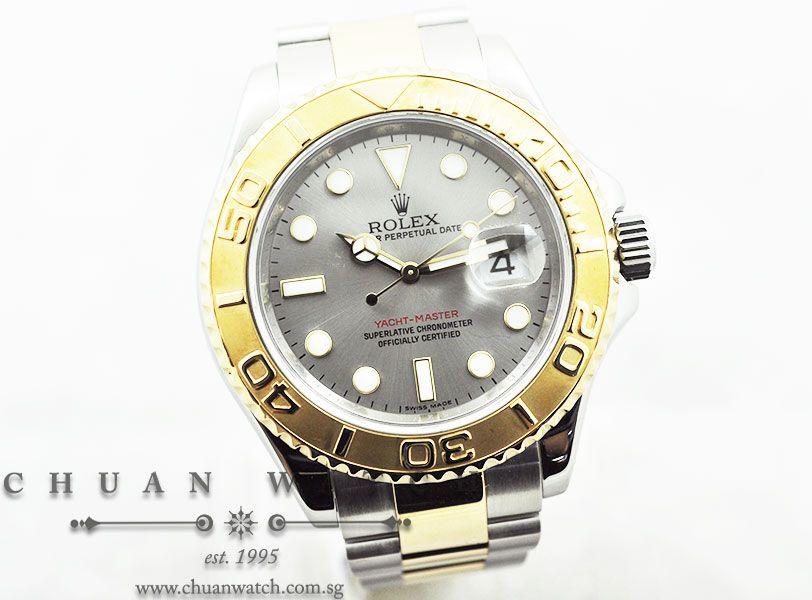 Rolex Gents Yacht-Master 40mm 16623 Grey Sunburst - Image 3