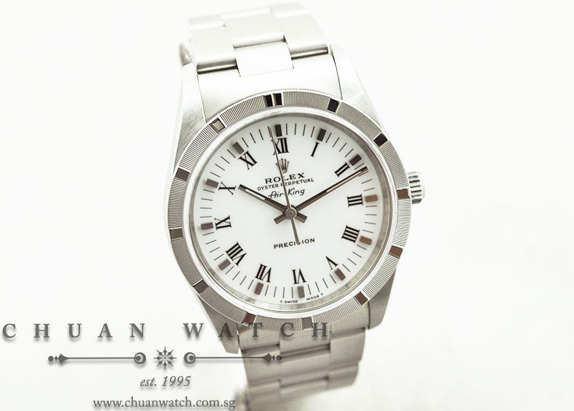 Rolex Air-King 34mm 14010 White Roman - Discontinued - Image 3