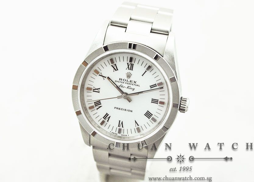 Rolex Air-King 34mm 14010 White Roman - Discontinued - Image 2