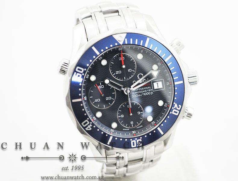 Omega Seamaster Diver 300M Chronograph 41.5mm 2225.80.00 - Discontinued - Image 3