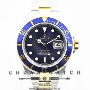 Rolex Submariner 16613 Blue Sunburst - Discontinued