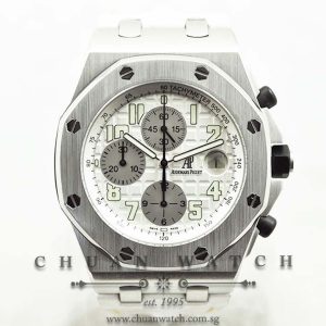 Audemars Piguet Royal Oak Offshore White Themes 25721ST - Discontinued