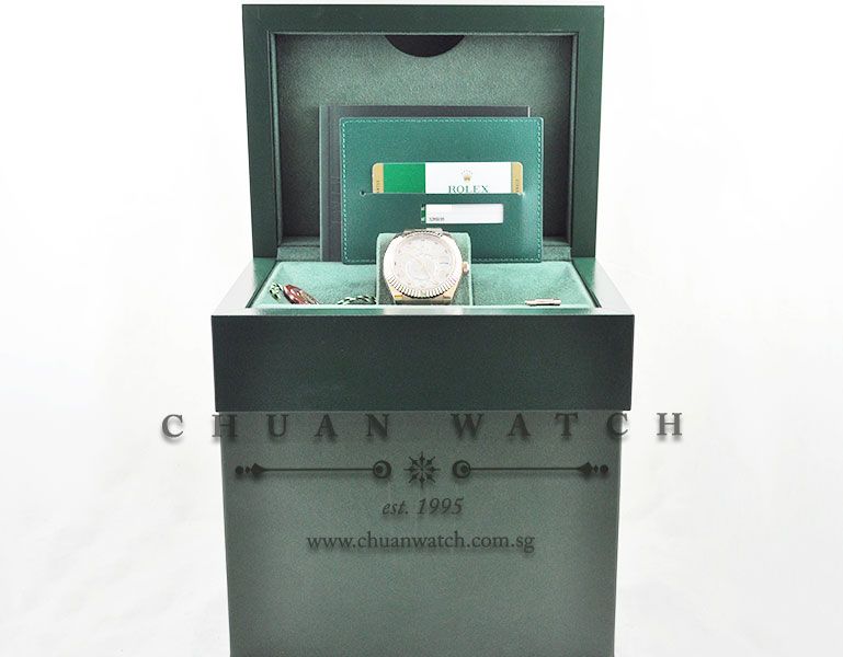 Rolex Sky-Dweller Annual Calendar GMT 326935 Sundust Roman - Image 5