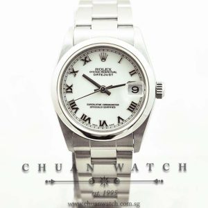 Rolex Boys DateJust 31mm 78240 White Roman - Discontinued