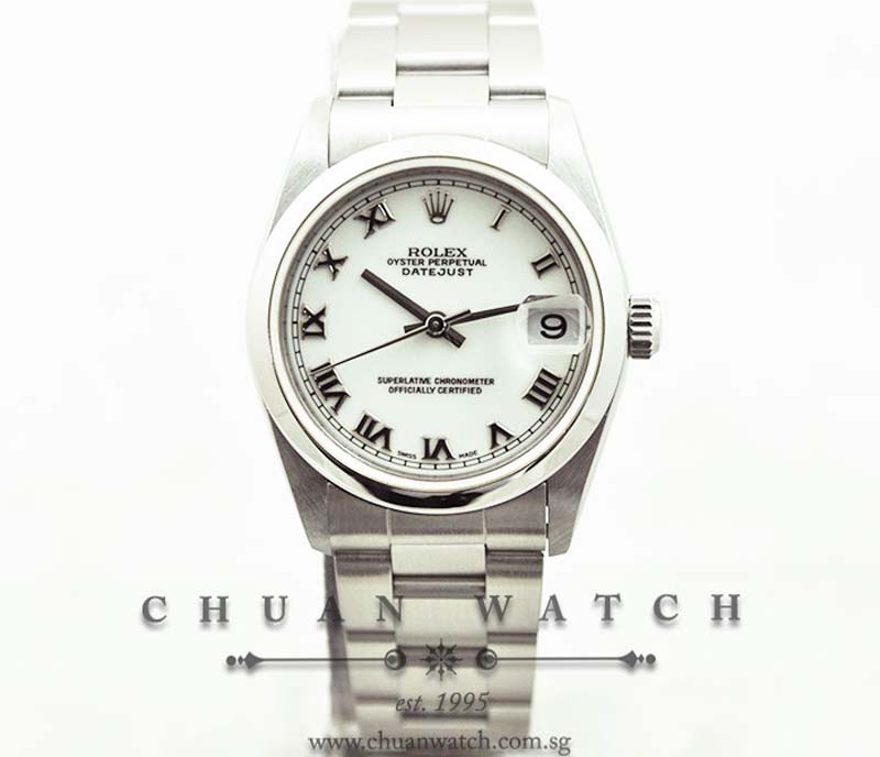 Rolex Boys DateJust 31mm 78240 White Roman - Discontinued