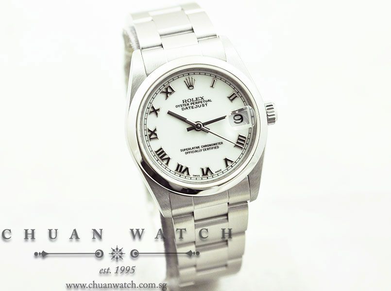 Rolex Boys DateJust 31mm 78240 White Roman - Discontinued - Image 3