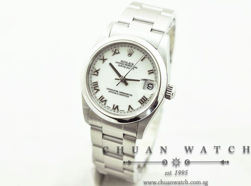 Rolex Boys DateJust 31mm 78240 White Roman - Discontinued - Image 2