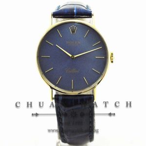 Rolex Ladies Cellini 32mm 4112 Blue Sunburst - Discontinued
