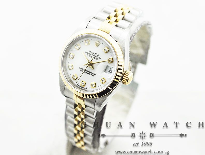 Rolex Ladies DateJust 26mm 79173 White Diamonds - Discontinued - Image 2