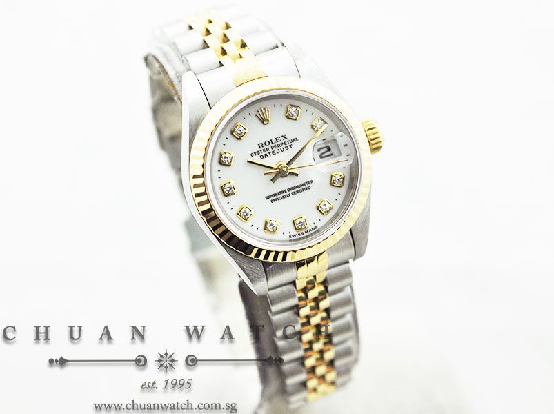 Rolex Ladies DateJust 26mm 79173 White Diamonds - Discontinued - Image 3