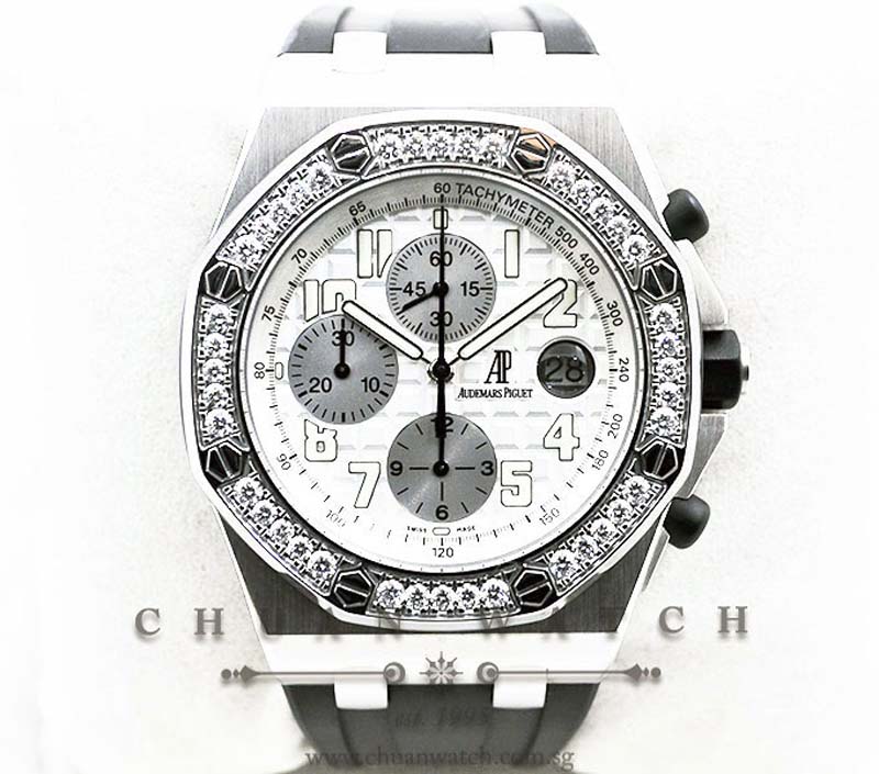 Audemars Piguet Royal Oak Offshore Rubber Clad White 25940SK - Discontinued
