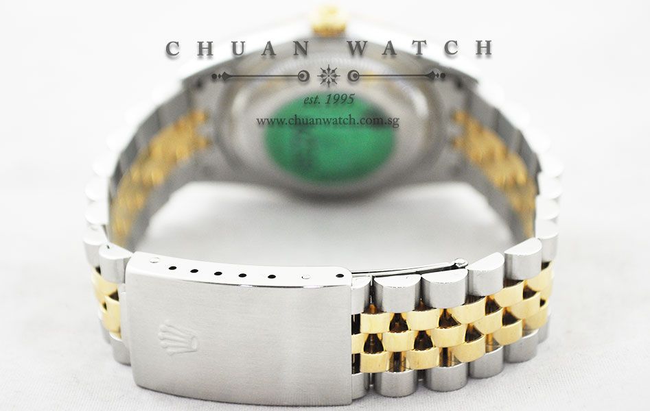 Rolex Gents DateJust 36mm 16233 Black Sunburst Diamonds - Discontinued - Image 4