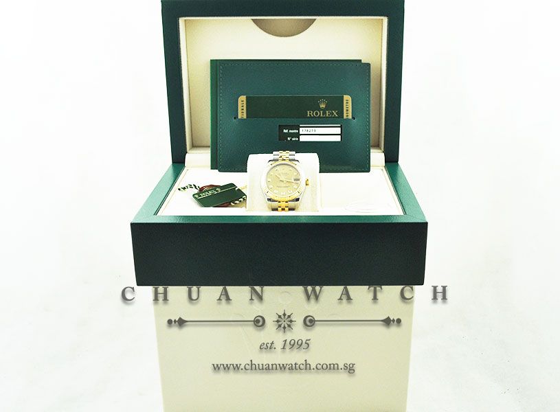 Rolex Boys DateJust 31mm 178273 Champagne Sunburst Diamonds - Image 5