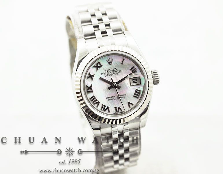 Rolex Ladies DateJust 26mm 179174 Pink MOP Roman - Image 3
