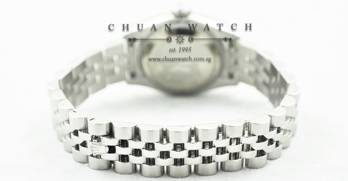 Rolex Ladies DateJust 26mm 179174 Pink MOP Roman - Image 4