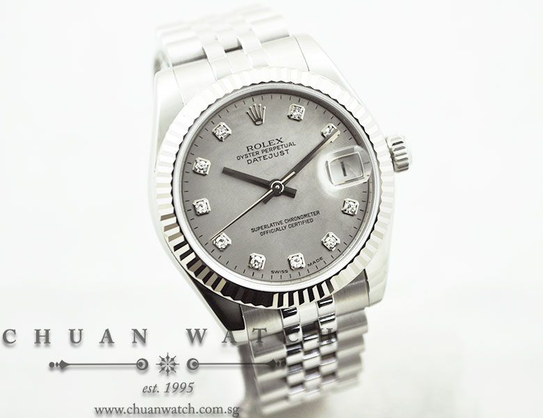 Rolex Boys DateJust 31mm 178274 Goldust Dream Diamonds - Image 3