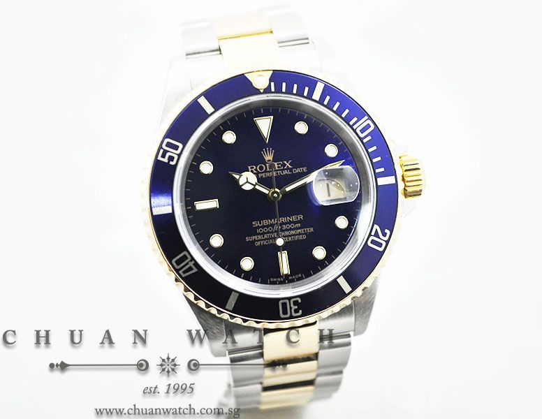 Rolex Submariner 16613 Blue Sunburst - Discontinued - Image 3