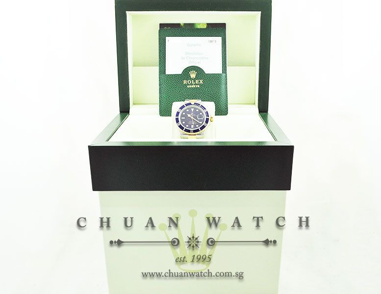 Rolex Submariner 16613 Blue Sunburst - Discontinued - Image 5