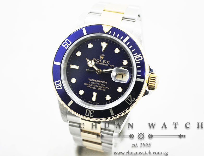 Rolex Submariner 16613 Blue Sunburst - Discontinued - Image 2