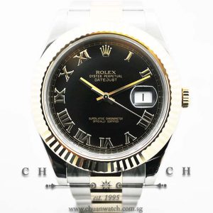 Rolex DateJust II 116333 Black Roman