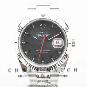 Rolex Gents DateJust Turn-O-Graph Thunderbird 36mm 116264 Grey Baton
