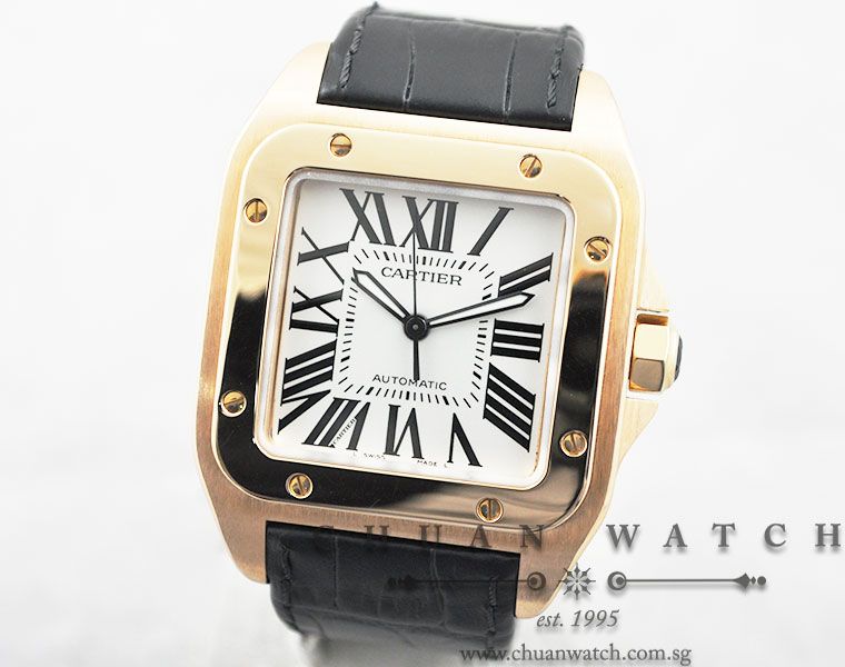 Cartier Santos 100 XL Rose Gold W20095Y1 - Image 2