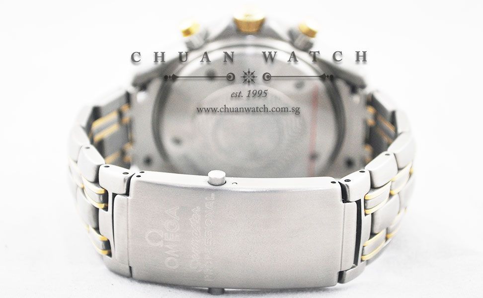 Omega Seamaster Diver 300M Chronograph Two-Tone 41.5mm 2296.80.00 - Discontinued - Image 4