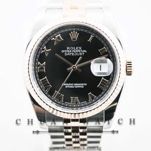 Rolex Gents DateJust 36mm 116231 Black Roman