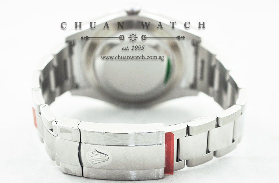 Rolex DateJust II 116300 Blue Sunburst Baton - Image 4