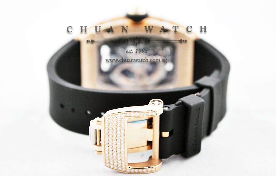Richard Mille RM07-01 Rose Gold Full Diamonds Red Jasper - Image 4